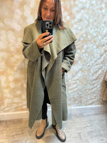 Waterfall Wool Mix Coat