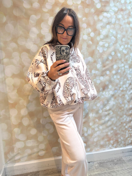 Scuba Leopard Bomber Jacket