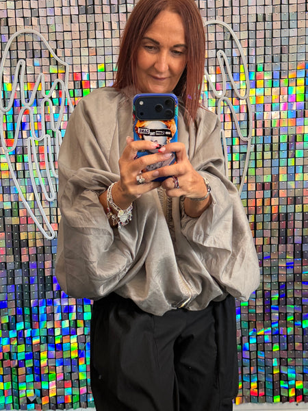 Bubble Sleeve  Oversized Jacket