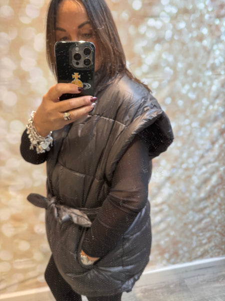 Quilted Shimmer Gilet