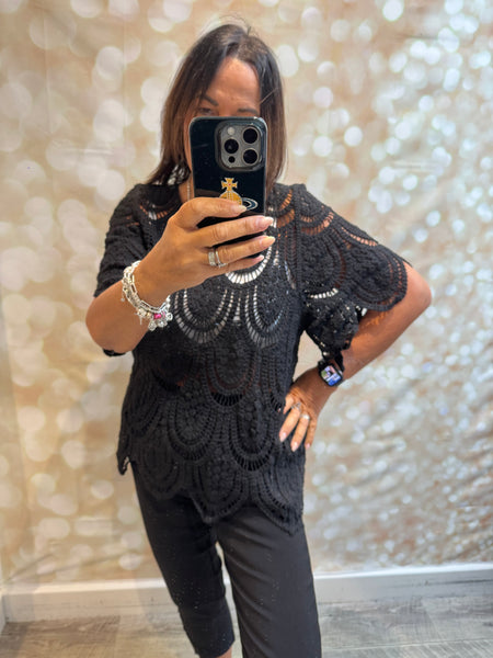 Crochet Art Deco Top /Jumper