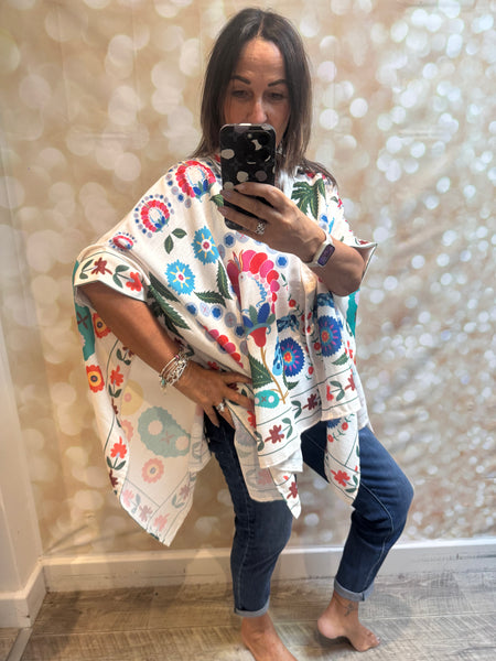 Oversized Floral / Leaf Shirt