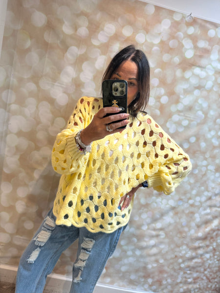 Studio Chunky Knit  Wave Jumper