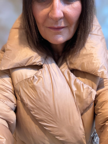 Quilted Midi Coat