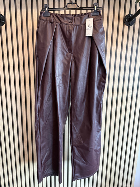Pleather Wrap Trousers s