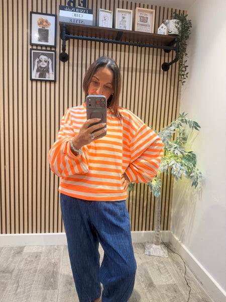 Candy Stripe Sweatshirt