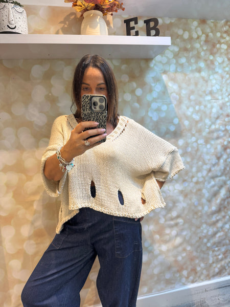 Silky Knit Boxy Jumper