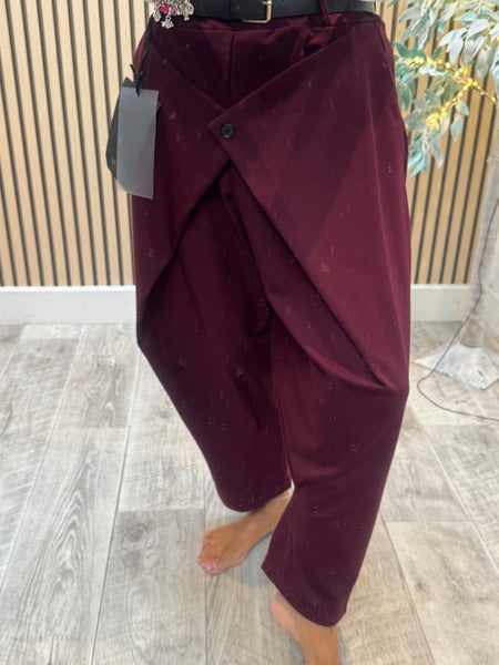 Wrap Front Trousers
