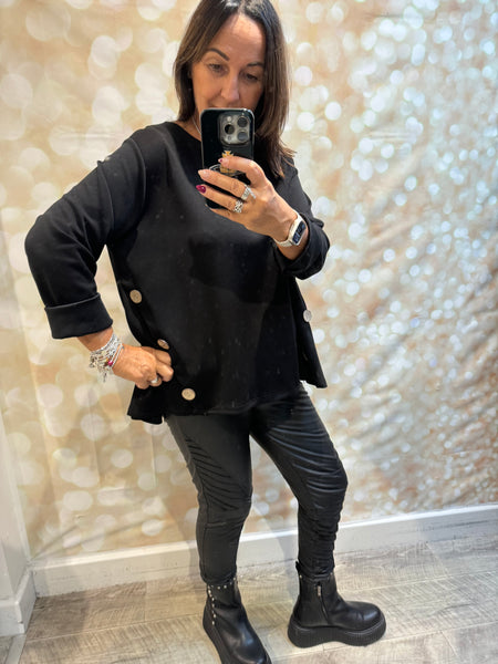 Scuba Button Swing Top