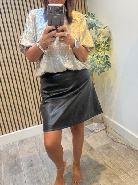 Studio Pleather Skirt