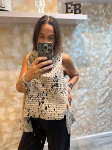ID Holey  Sleeveless Tunic