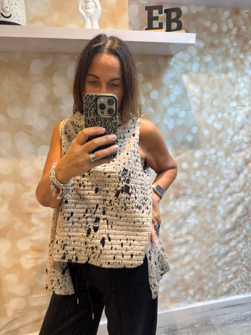 ID Holey  Sleeveless Tunic