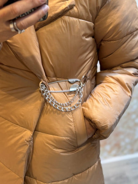 Quilted Midi Coat