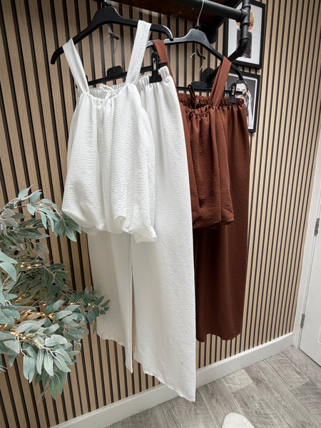 Bubble Hem Top / Trousers  Set