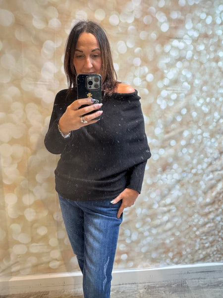 Soft knit Off the Shoulder Jumper