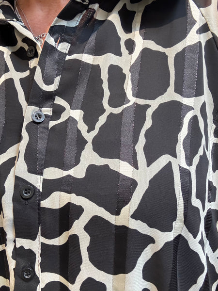 Studio Animal print dress with frill hem