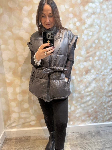 Quilted Shimmer Gilet
