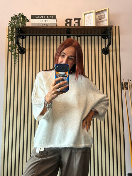 Striped sleeve Jumper