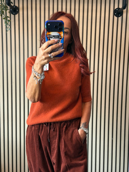 Soft Touch Jumper with short sleeves