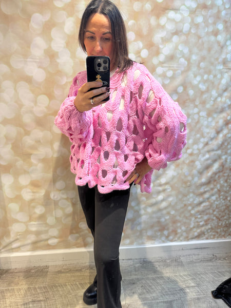 Chunky Knit  Wave Jumper