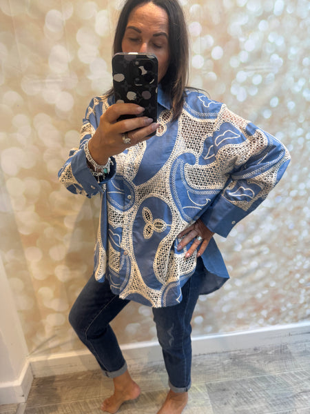 Zeta Otto Cut Out Shirt