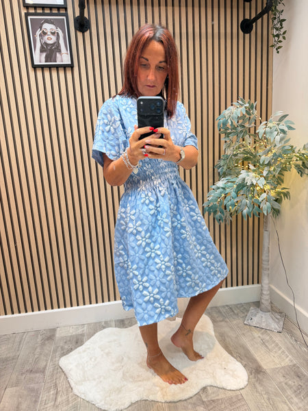Floral Applique Dress