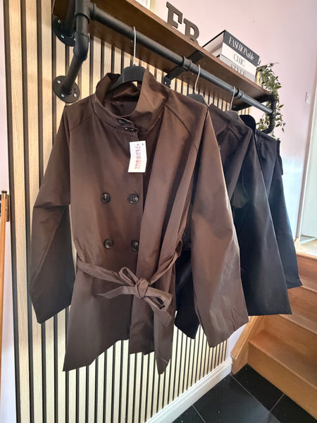Curve Belted Trench Coat