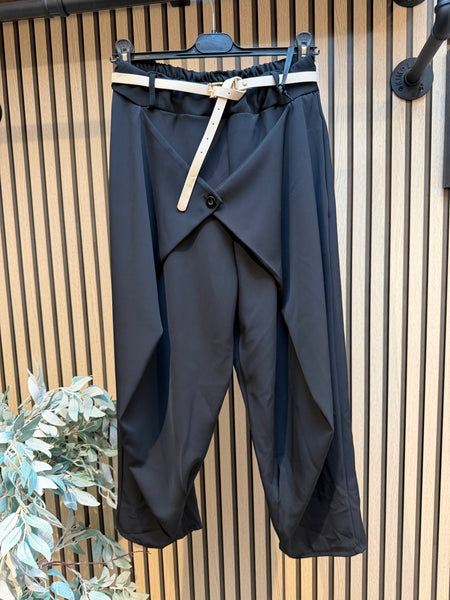 Dressy Wrap Front Trousers