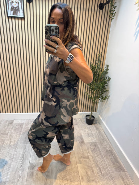 ID Needlecord Camo Trouser /Waistcoat Set