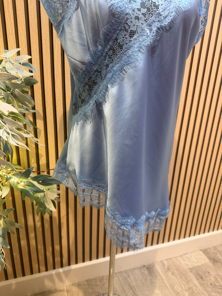 Studio Silky Cami Top with lace trim