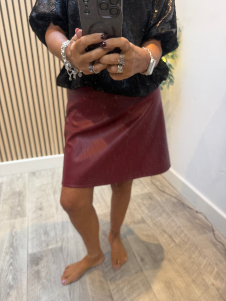 Studio Pleather Skirt