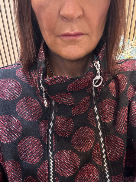 Double Zip Cropped Jacket