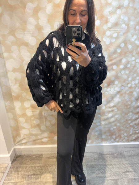 Chunky Knit  Wave Jumper