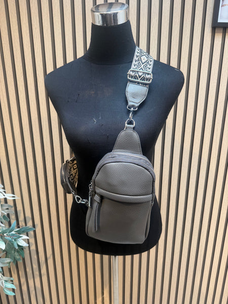 Small Across body Bag with tapestry strap