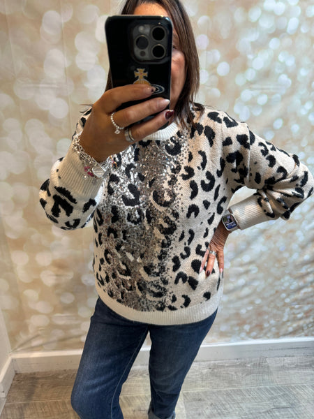 Leopard sequin hotsell