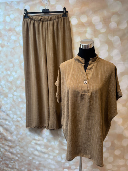 Pinstripe Trouser Set