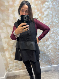ID Textured Sleeveless Tunic