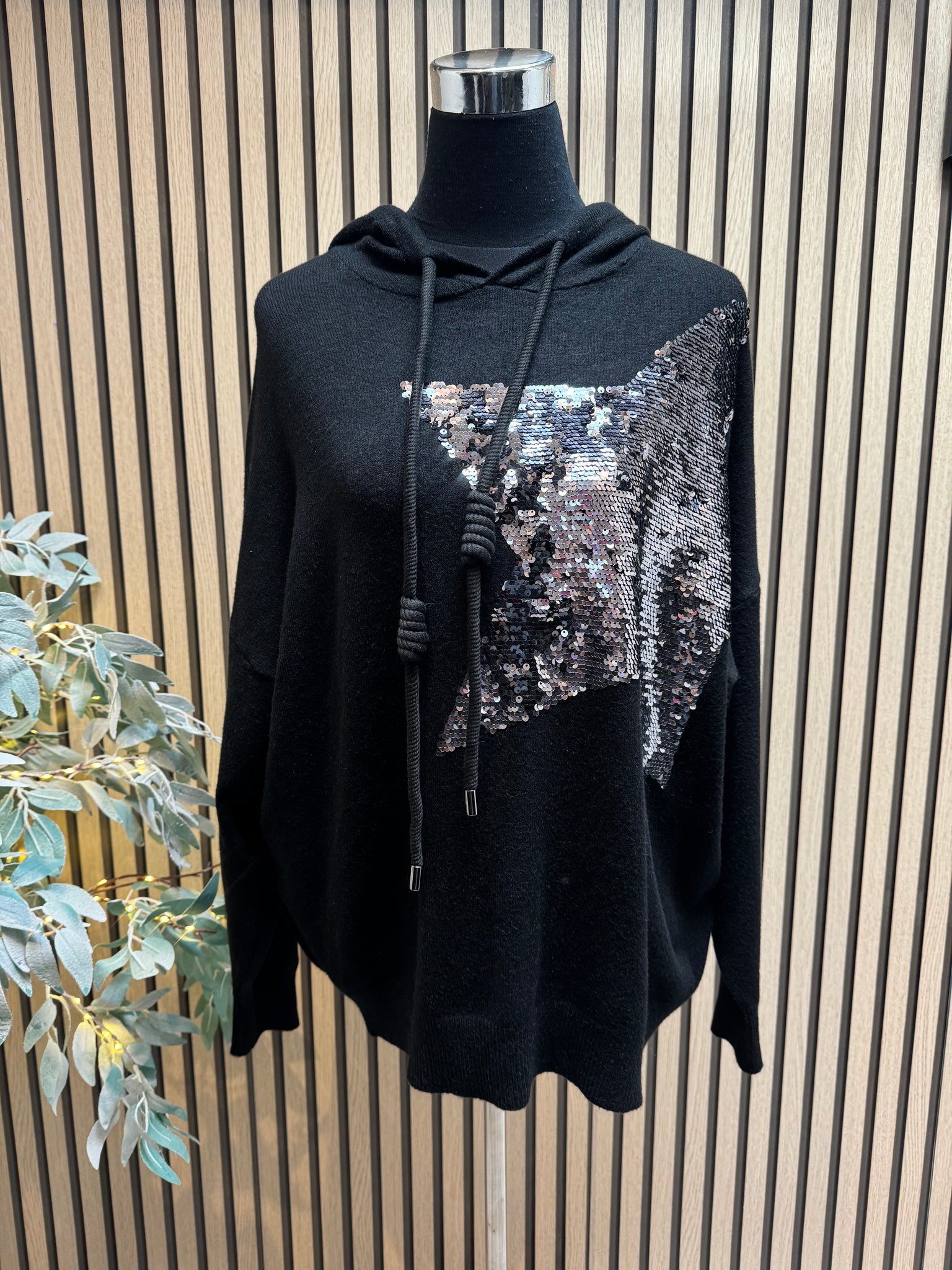 Soft knit Sequin Star jumper