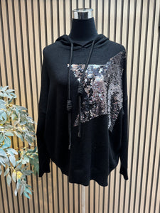 Soft knit Sequin Star jumper
