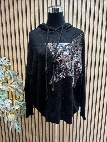 Soft knit Sequin Star jumper
