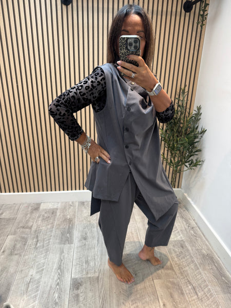 Cowl Neck Sleeveless Tunic