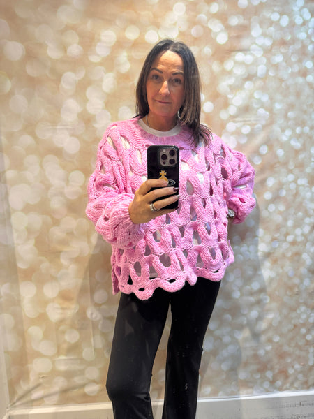 Chunky Knit  Wave Jumper