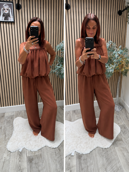 Bubble Hem Top / Trousers  Set