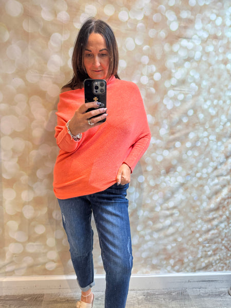 Soft knit Off the Shoulder Jumper