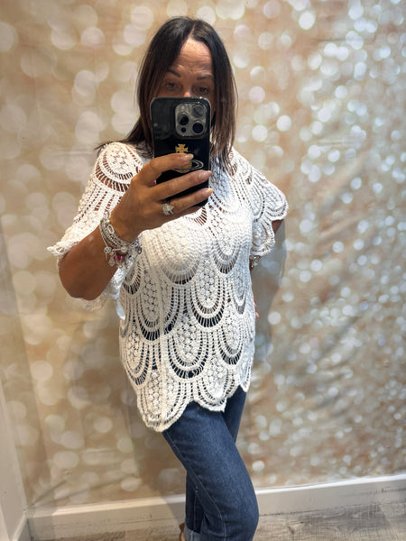 Crochet Art Deco Top /Jumper
