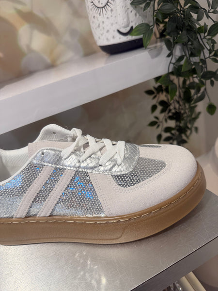 Sequin Chunky Sole Trainer