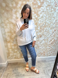 Soft knit Off the Shoulder Jumper