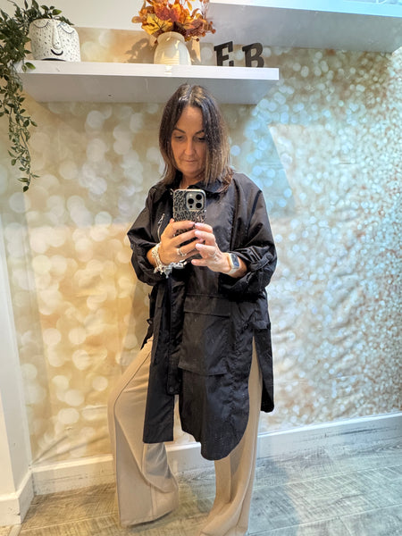 Fly Midi Hooded Coat
