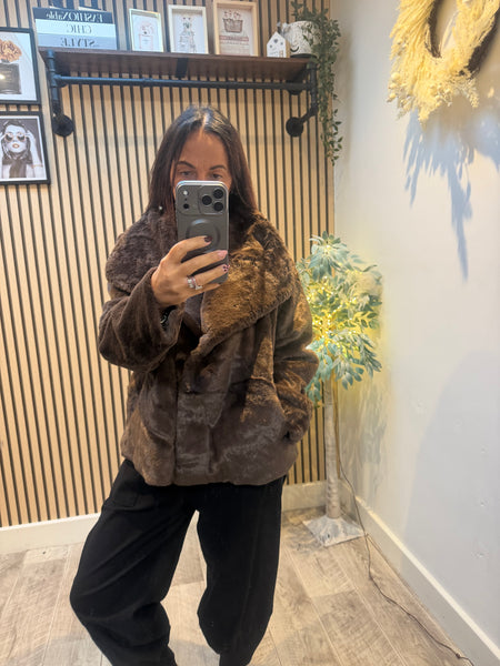 Soft Fur Cropped Jacket