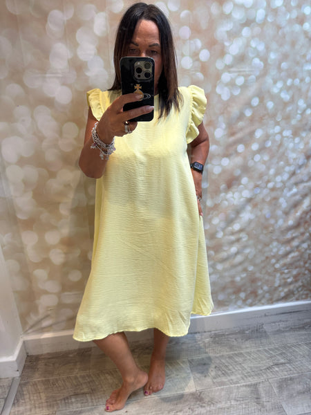 Button back Dress